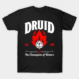 D&D Character Class Druid T-Shirt